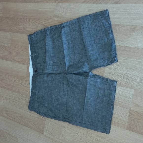 Levi's Bermuda 100% Cotton Regular Fit Gray Short Men Sz W36 - Picture 1 of 11